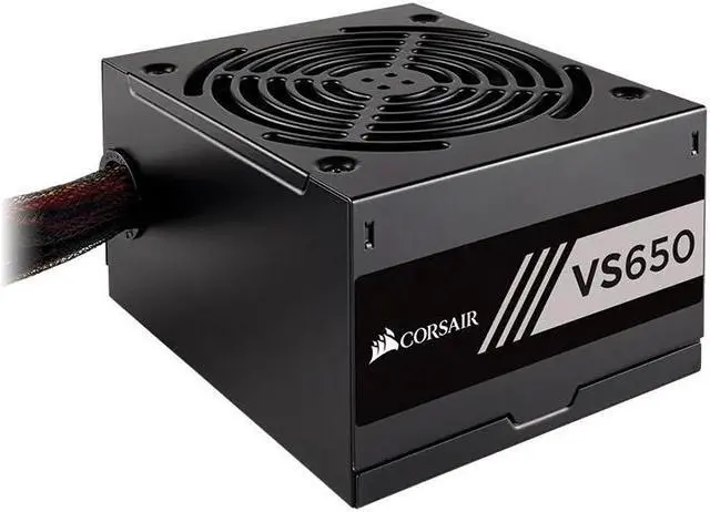 Alt view image 3 of 4 - Power Supply VS650 For Corsair Brand Active PFC 80plus EU Supporting Dorsal Line Silent Non-modular