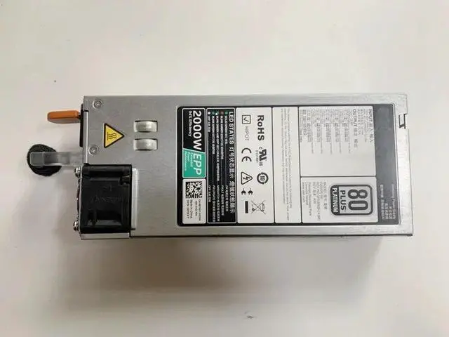 Main image of For DELL 2000W D2000E-S2 server epp power supply 0XYK93 R840 R940 C4130 R740XD T640