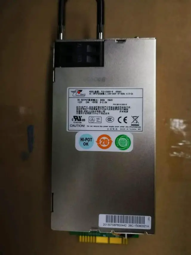 Alt view image 3 of 4 - For EMACS/Xinju/P1S-2300V-R redundant power supply module P1S2-5300V4V 300W