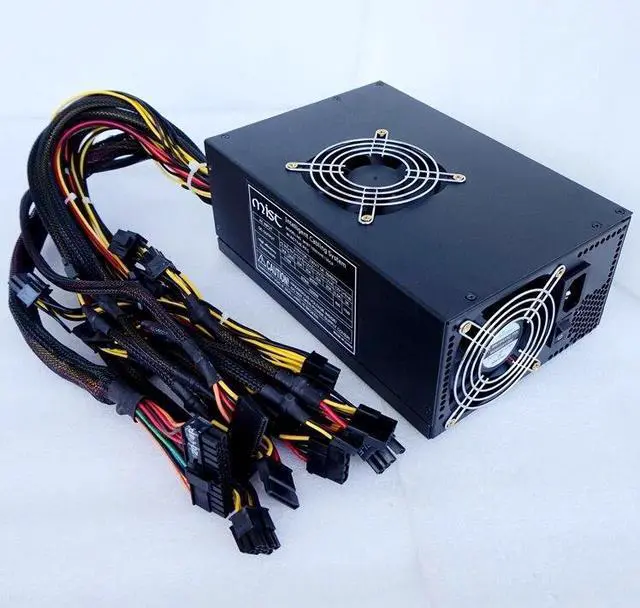 Alt view image 3 of 3 - 1000W 1100W power supply Multi-channel graphics power supply Six graphics cards 850W 900W