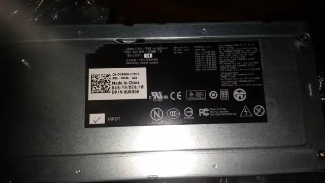 Alt view image 2 of 2 - For DELL T7400 xps730 power supply UR006 JR761
