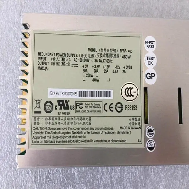 Alt view image 2 of 2 - PSU For Etasis 460W Switching Power Supply EFRP-463