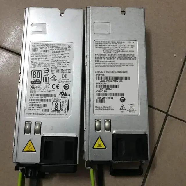 Main image of For UCSC-PSU1-770W C220 C230 C240 M5 Server Power Supply 341-0591-04