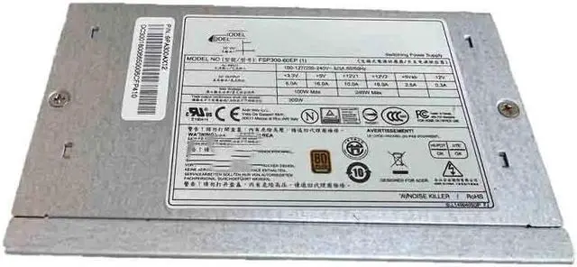 Alt view image 2 of 2 - For FSP300-60EP (1) 300AB-57A Industrial Computer Desktop Power Supply 300W