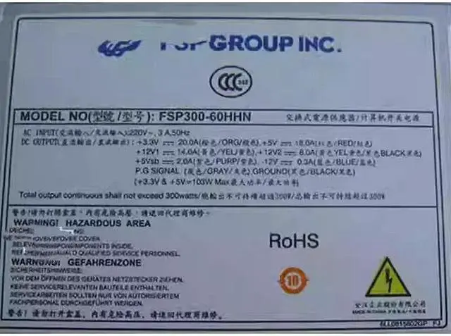 Alt view image 3 of 3 - For FSP300-60HHN 300-70PFU Computer Industrial  Switching Power Supply 300W