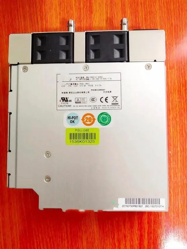 Main image of For MRW-3450V-R 450W Server Power Supply 1+1 Redundant Module