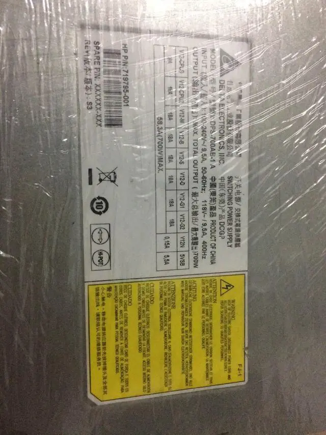 Alt view image 2 of 2 - For HP Z440 700W workstation power supply 719795-004 858854-001 DPS-700A
