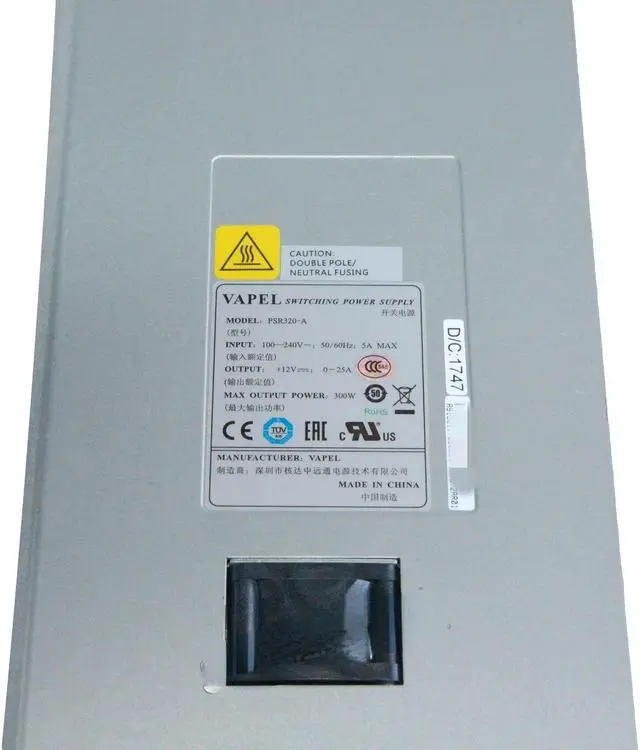 Alt view image 2 of 5 - For power supply H3C PSR320-A switch 300W AD671M12-2M1B 661W