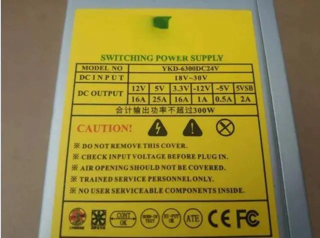 Alt view image 2 of 5 - For YKD-6300DC24 Industrial Control Power Supply ACE-828C ACE-828C-RS IEI Power Supply