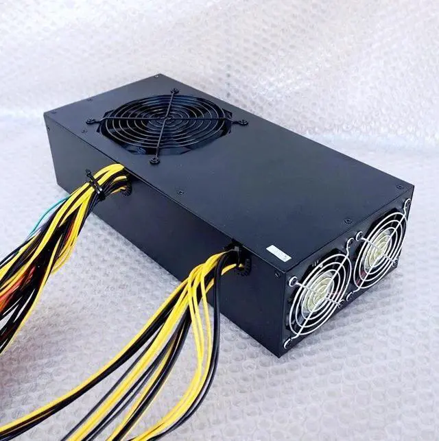 Alt view image 3 of 4 - Gold 2800W power supply GTX1080TI 6 card dedicated power supply ATX server power supply
