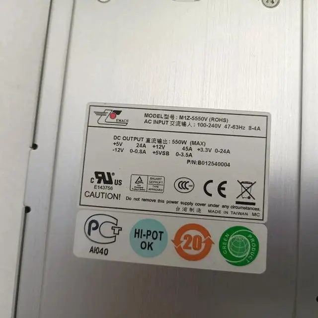 Alt view image 4 of 4 - PSU For Emacs 550W Switching Power Supply M1Z-5550V M1X-3550V M1X-3700V