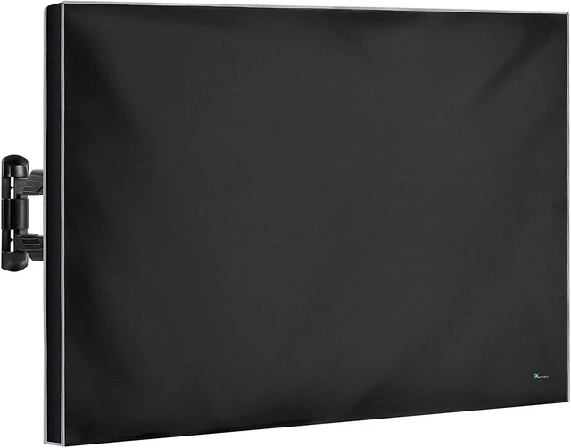 Main image of Garnetics Outdoor TV Cover 65 Inch Waterproof Weatherproof Heavy Duty 600D TV Cover for Outside 65, Outdoor TV Enclosure with Bottom & Remote Pocket, Fits 60-65 Inch Flat Screen TV