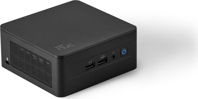 Alt view image 3 of 5 - Intel NUC 13 Enthusiast NUC13ANHi7 Mini Pc with Core i7-1360P | Iris Xe Graphics | WiFi 6E, Bluetooth 5.3, HDMI, Thunderbolt 4, Audio Jack - Black | NO RAM NO SSD - Barebone