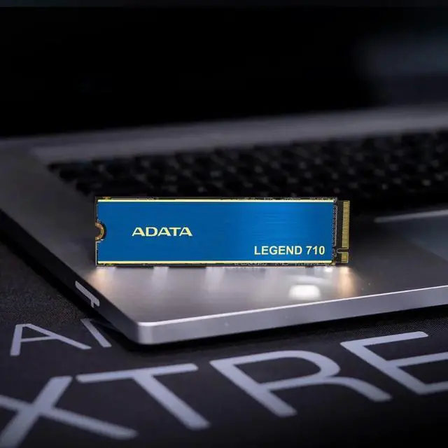 Alt view image 3 of 4 - ADATA LEGEND 710 2TB NVMe SSD PCIe Gen4 x3 M.2 2280 Internal Solid State Drive Up to 2400MB/s Read, 1600MB/s Write (SLEG-710-2000GCS)