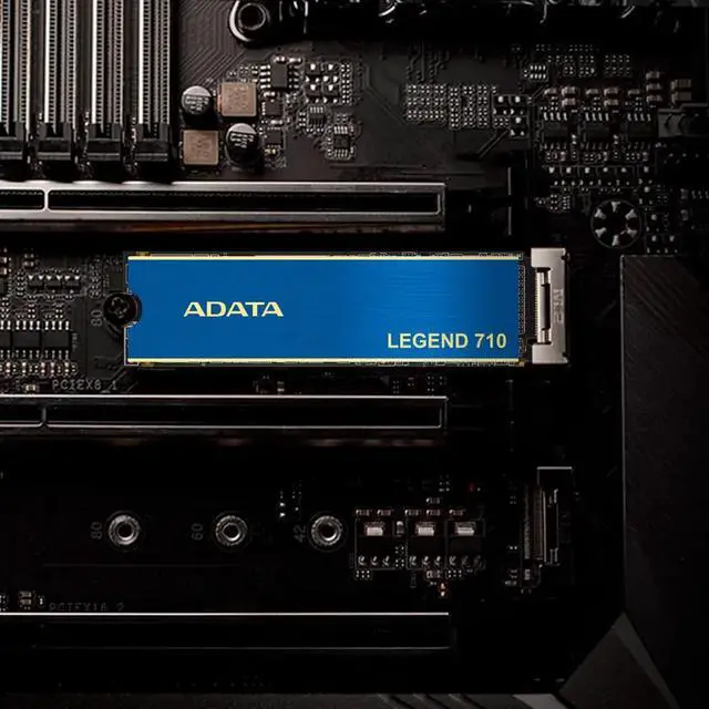 Alt view image 4 of 4 - ADATA LEGEND 710 2TB NVMe SSD PCIe Gen4 x3 M.2 2280 Internal Solid State Drive Up to 2400MB/s Read, 1600MB/s Write (SLEG-710-2000GCS)