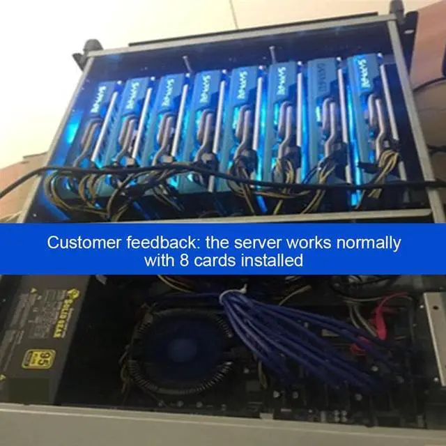 Alt view image 6 of 7 - 110V-260V Power Supply ETH ATX Mining Power Supply 2600W 2400W 2000W Bitcoin Miner Support 8 Display Cards GPU For Mining Rig