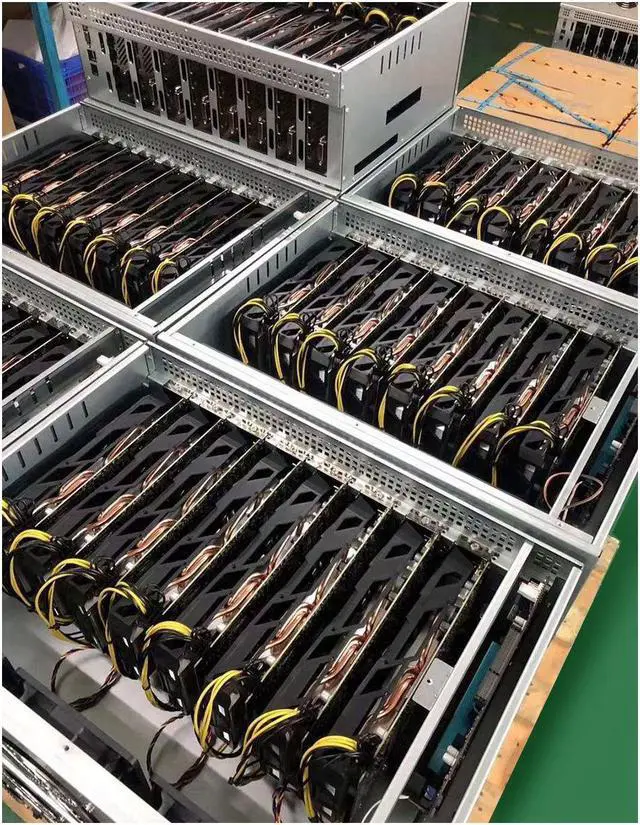 Alt view image 7 of 7 - BTC-S37 Mining miner Rig Set Motherboard 8 Graphics Card Slots + 1800W PSU+ 4G DDR3 + 8Pin Power Cable + 128G mSATA SSD