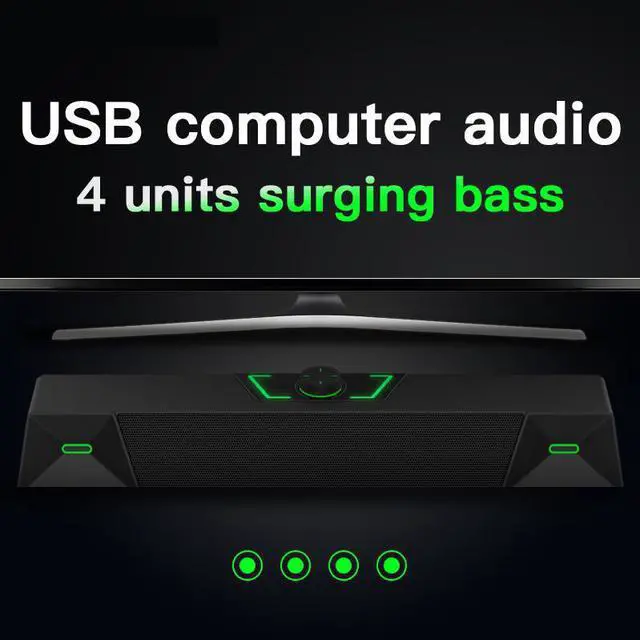 Main image of Desktop 4.0 USB computer audio home desktop subwoofer wired mini speaker notebook multimedia speaker speaker