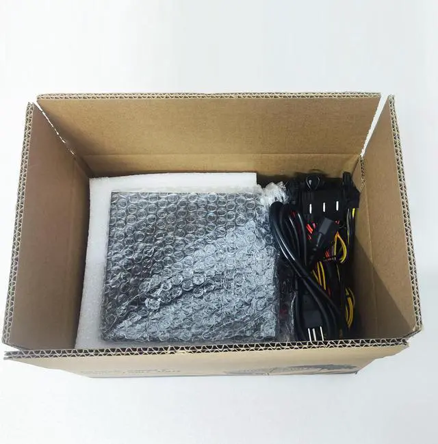 Alt view image 2 of 7 - 2000W PC Mining Power Supply for Aleo Bitcoin Miner ATX 2000W PICO PSU Power Supply Ethereum 2000W ATX Power Supply Bitcoin 12V V2.31 ETH Coin Mining