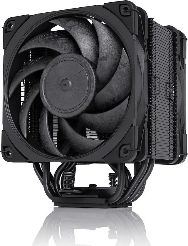Alt view image 2 of 2 - Noctua NH-U12A chromax.Black, 120mm Single-Tower CPU Cooler (Black)