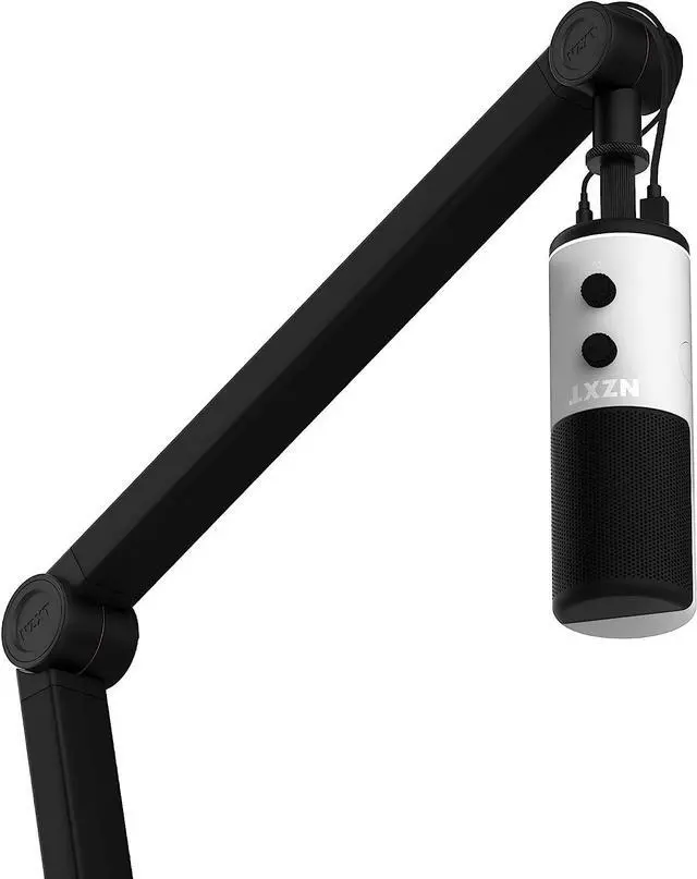 Main image of NZXT Boom Arm - AP-BOOMA-B1 - Streaming Microphone Boom Arm - Discreetly Store USB & XLR Cables - Smooth and Silent - Cable Channel Covers - Black
