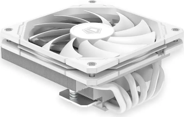 Main image of ID-COOLING IS-67-XT White 67mm Height Low Profile CPU Cooler 6 Heatpipes CPU Air Cooler for HTPCs, ITX, and Small Form Factor Builds, 120x15mm Slim Fan, Support Intel LGA1700/1200/115X, AMD AM5/AM4