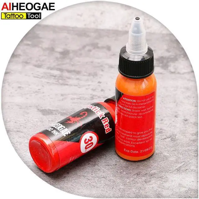 Alt view image 4 of 5 - 16 Bottle Professional Permanent Makeup Tattoo Ink Kit 1oz Tattoo Ink Set 30ml Tatoo Inks Pigment Body Art Tattoo Supplies