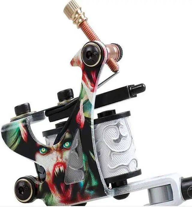 Alt view image 5 of 5 - Tattoo Kit Complete Set Tattoo Machine Gun 14 Colors Tattoo Ink Black Mini Power Supply Complete Tattoo Kit for Beginners