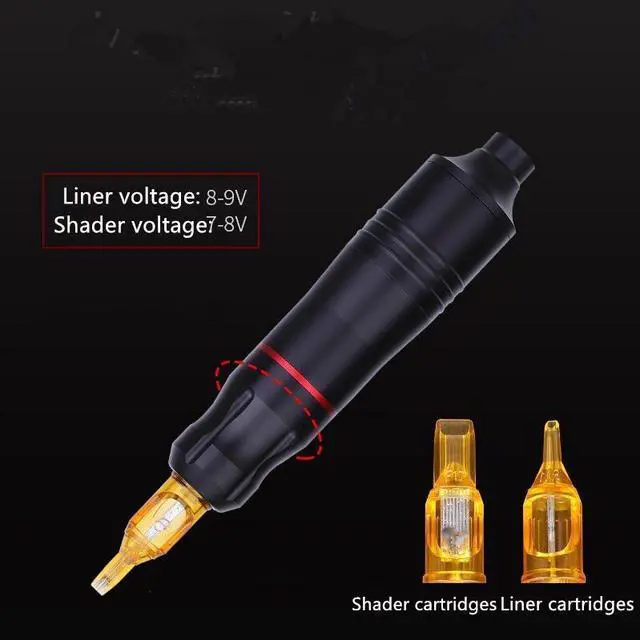 Alt view image 3 of 3 - Eyebrow Machine Kit for Beginners Rotary Machine Pigment Tattoo Ink Set Microblading Power Supply Needles Cardtriges Disposable Tattoo Pen Permanent Makeup