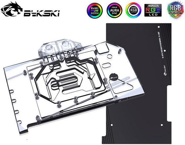 Bykski Full Coverage GPU Water Block and Backplate for ASUS ROG Strix –