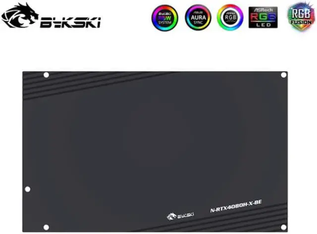 Alt view image 5 of 6 - GPU Waterblock - for NVIDIA RTX 4080 AIC Reference Edition, PC GPU Water Liquid Cooling Block Cooler, with Metal Backplate 5V 3Pin RBW Lights