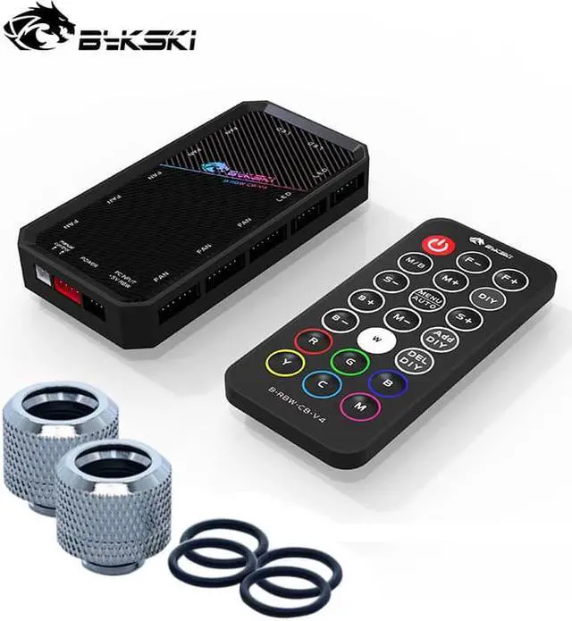 Alt view image 6 of 6 - GPU Waterblock - for NVIDIA RTX 4080 AIC Reference Edition, PC GPU Water Liquid Cooling Block Cooler, with Metal Backplate 5V 3Pin RBW Lights