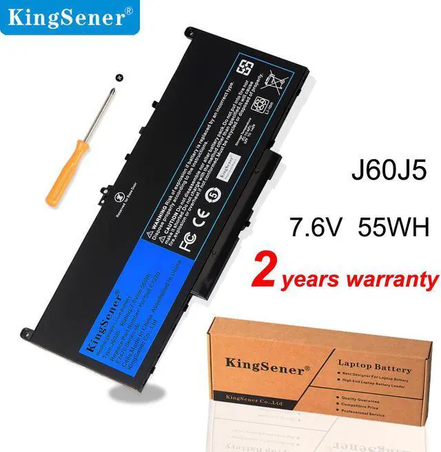 Main image of KingSener New J60J5 Replacement Laptop Battery Notebook Battery For Dell Latitude E7270 E7470 J60J5 R1V85 MC34Y 242WD 7.6V 55Wh