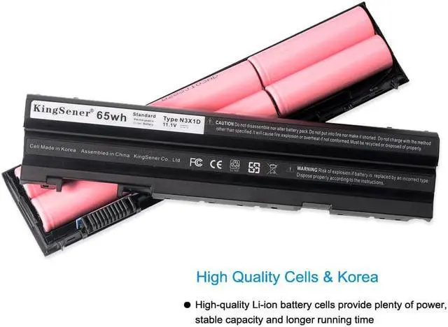 Alt view image 2 of 7 - KingSener Korea Cell N3X1D Laptop Battery Notebook Batteries For Dell Latitude E5420 E5430 E5520 E5530 E6420 E6520 E6430 E6440 E6530 M5Y0X HXVW T54FJ