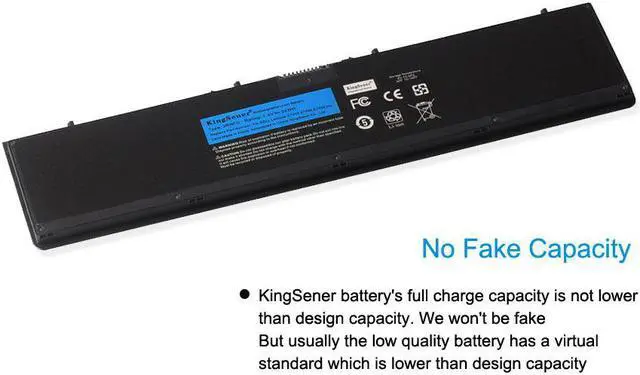 Alt view image 2 of 7 - KingSener 7.4V 54WH 3RNFD Notebook Battery Laptop Battery For DELL Latitude E7420 E7440 E7450 3RNFD V8XN3 G95J5 34GKR 0909H5 0G95J5 5K1GW
