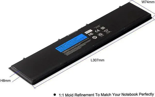 Alt view image 5 of 7 - KingSener 7.4V 54WH 3RNFD Notebook Battery Laptop Battery For DELL Latitude E7420 E7440 E7450 3RNFD V8XN3 G95J5 34GKR 0909H5 0G95J5 5K1GW