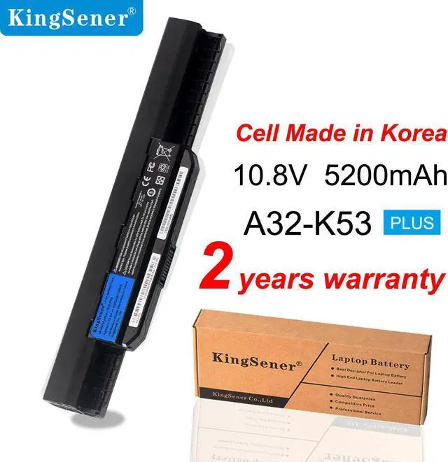 Main image of KingSener A32-K53 A41-K53 Notebook Laptop battery for ASUS K53 K53E X54C X53S X53 K53S X53E K43E K43S K43U X43S X43SJ X43SV A43S A53 A53S Replacement