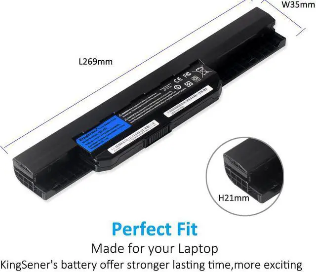 Alt view image 5 of 7 - KingSener A32-K53 A41-K53 Notebook Laptop battery for ASUS K53 K53E X54C X53S X53 K53S X53E K43E K43S K43U X43S X43SJ X43SV A43S A53 A53S Replacement