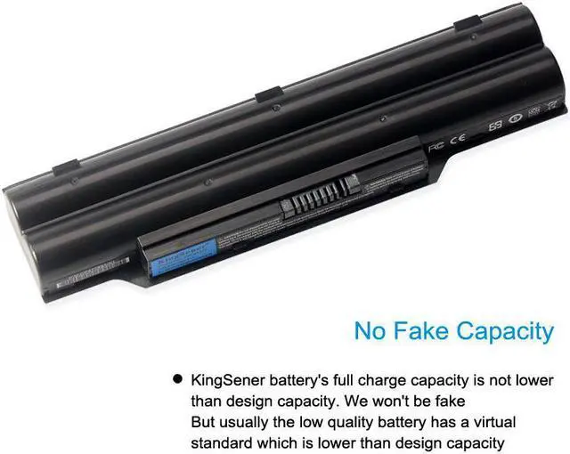 Alt view image 3 of 7 - KingSener Japanese Cell FPCBP331 Laptop Battery for Fujitsu LifeBook A532 AH512 AH532 AH532/GFX FPCBP331 FMVNBP213 FPCBP347AP 4400mAh Notebook Replacement