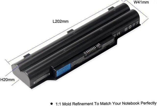 Alt view image 5 of 7 - KingSener Japanese Cell FPCBP331 Laptop Battery for Fujitsu LifeBook A532 AH512 AH532 AH532/GFX FPCBP331 FMVNBP213 FPCBP347AP 4400mAh Notebook Replacement