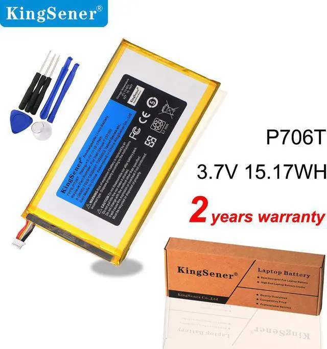 Main image of KingSener P706T New Tablet battery for DELL Venue 7 3730 Venue 8 3830 T02D T01C T02D002 T02D001 0CJP38 02PDJW 3.7V 15.17WH