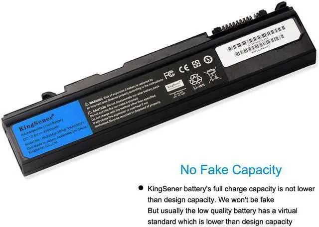 Alt view image 2 of 7 - KingSener PA3356U Notebook Laptop Battery for Toshiba Satellite Pro U200 U205 Tecra A10 Portege M300 S100 PA3456U PA3588U PABAS048 PABAS054