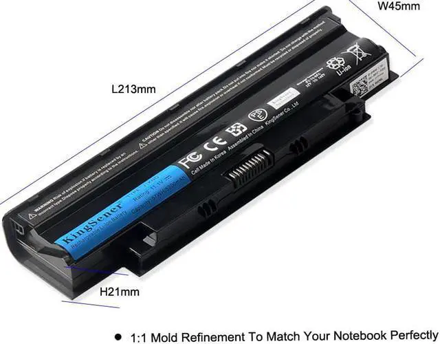 Alt view image 4 of 7 - KingSener J1KND Notebook Laptop Battery for DELL Inspiron N4010 N3010 N3110 N4050 N4110 N5010 N5010D N5110 N7010 N7110 M501 M501R M511R