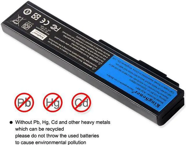 Alt view image 5 of 7 - KingSener A32-N61 Laptop Battery for ASUS N61 N61J N61D N61V N61VG N61JA N61JV M50s N43S N43JF N43JQ N53 N53S N53SV A32-M50 Notebook Battery