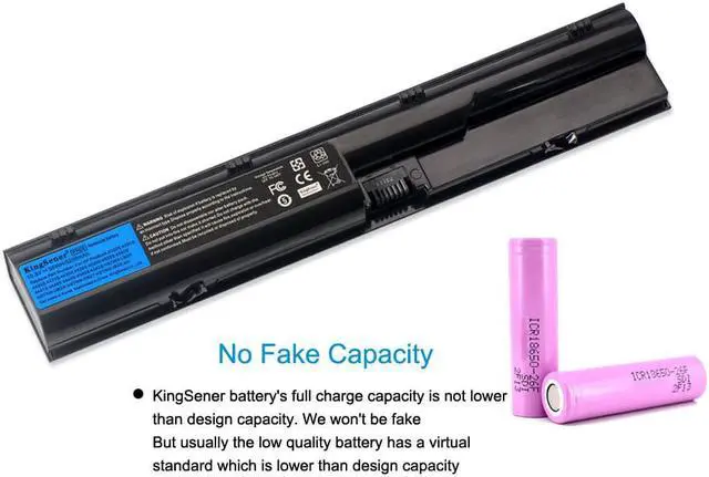 Alt view image 2 of 7 - KingSener PR06 PR09 Laptop Battery For HP ProBook 4330S 4331S 4530S 4540S 4535S 4430S 4435S 4436S HSTNN-OB2T HSTNN-LB2R /DB2R Korea Cell PR06 Battery for HP ProBook 4430s 4431s 4530S 4331s 4535s 44