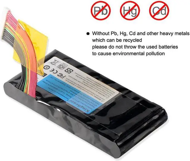 Alt view image 5 of 6 - KingSener 5225mAh BTY-L78 Laptop Battery For MSI GT62 GT62VR GT80 GT80S GT73 GT73VR GT83 GT83VR GT75 GT75VR MS-1812 MS-1814