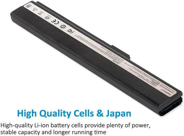 Alt view image 2 of 5 - Kingsener A32-K52 4400mAh 47WH Laptpo Battery for ASUS A52 A52J A52F A52JB A52JK A52JR K42 K42F K42J K42JK K52F K52J A31-K52 A41-K52 A42-K52