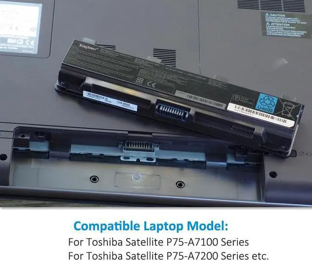 Alt view image 4 of 5 - Kingsener PA5121U PA5121U-1BRS Laptop battery For Toshiba Satellite P75-A7100 P75-A7200 PABAS274 10.8V 48WH/4200mAh