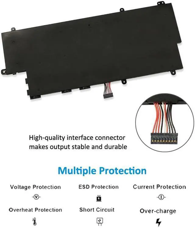 Alt view image 4 of 6 - Kingsener AA-PBYN4AB Laptop Battery For Samsung 530U3B 530U3C 535U3C 540U3C NP530U3B NP530V3C NP535U3C NP540U3C 6000mAh 45Wh