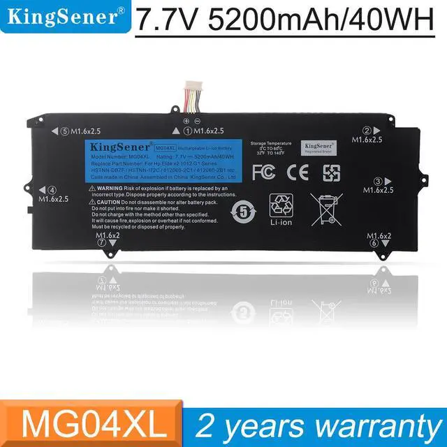 Main image of Kingsener MG04XL Laptop Battery For HP Elite x2 1012 G1 (V9D46PA) (V2D16PA) (V2D63PA) (V3F62PA) (V3F63PA) (V9D46PA) 812060-2C1 HSTNN-I72C 812060-2C1 812205-001